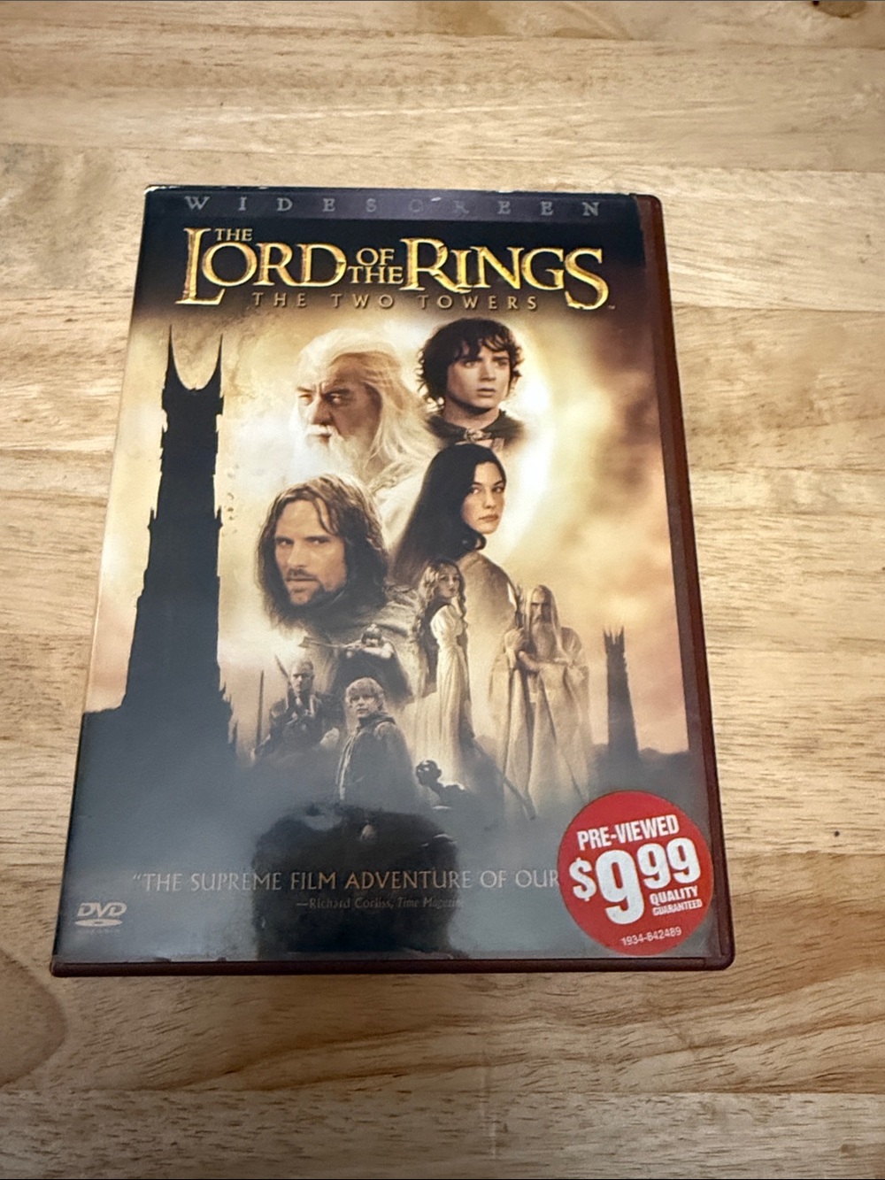 The Lord of the Rings The Two Towers DVD